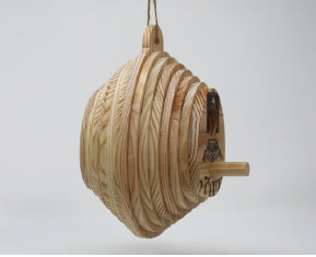 NestEgg Carved Birdhouse — view 3