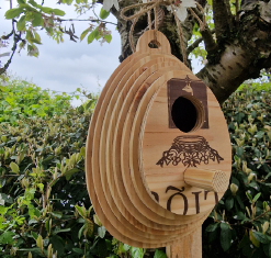 NestEgg Carved Birdhouse