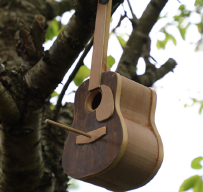 Harmony Strings Guitar Birdhouse