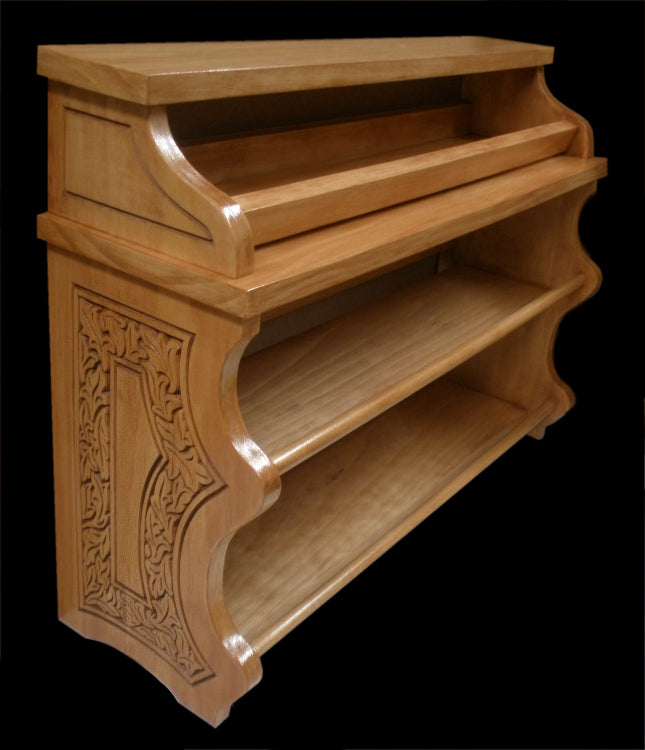 Cherry Crest Shoe Cubby: Elegance in every tier. — view 3