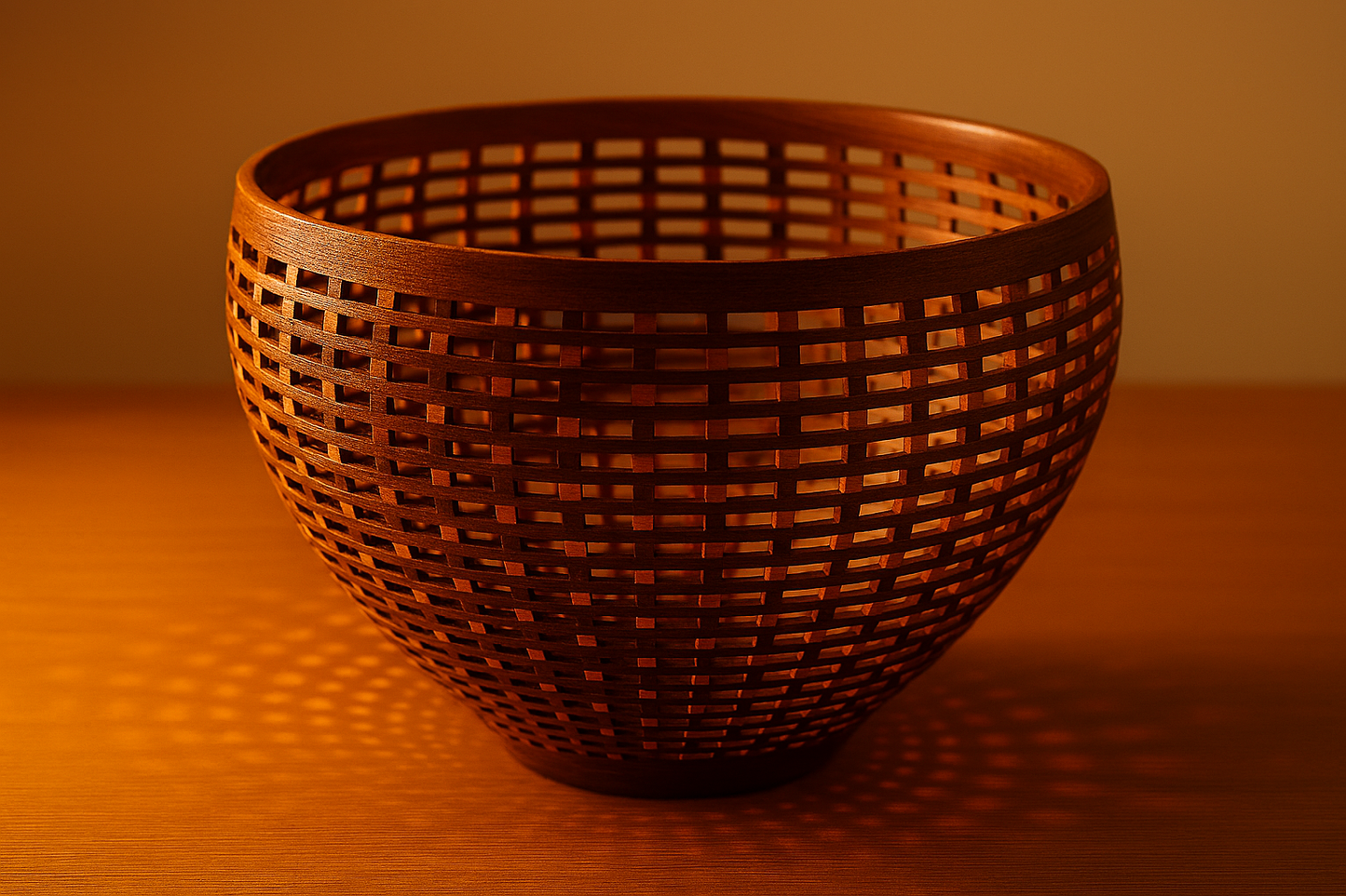 Master Series Open Segmented Walnut and Cherry Bowl Collector Edition